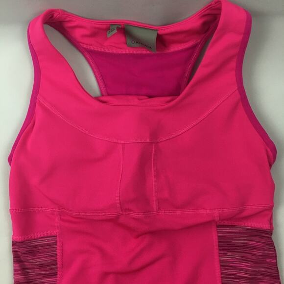 Athleta pink racerback mesh tank top Sz XS - Picture 4 of 7